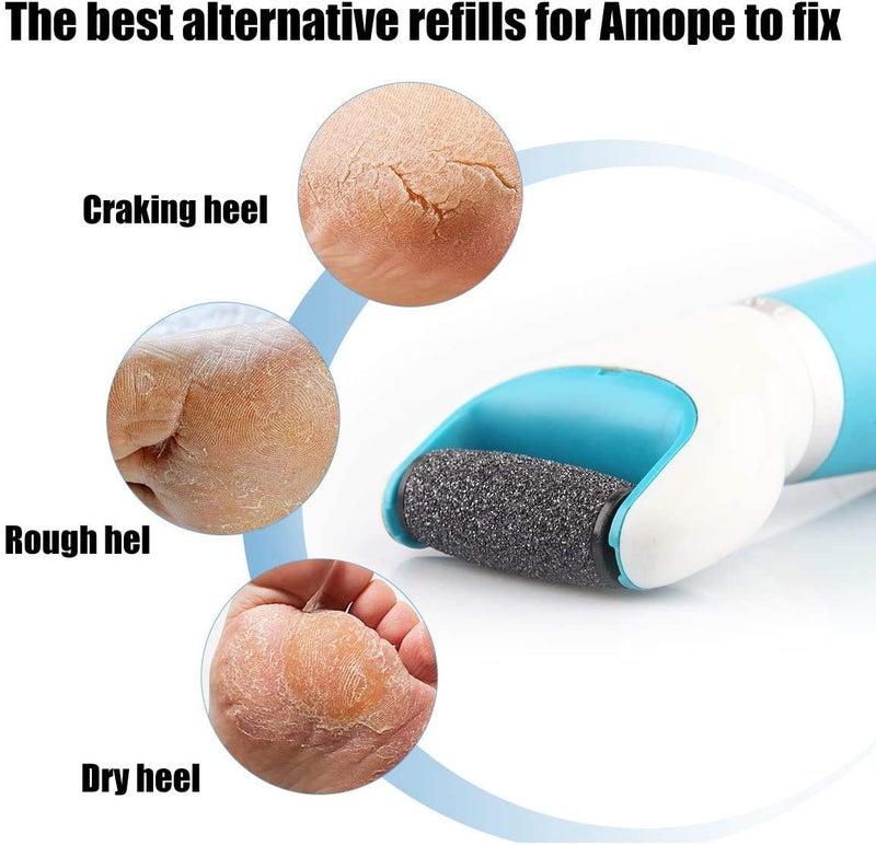Comfy Mate 13 Pack Replacement Rollers for Amope Pedi Perfect Refills Electronic Foot File-(6 Extra Coarse& 7 Regular Coarse) - Image 4